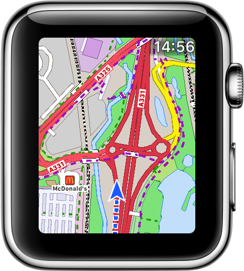 Gps navigation apple online watch